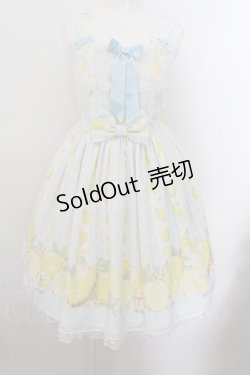 画像1: Angelic Pretty / Fruity Lemonジャンパースカート  オフシロ O-24-10-08-042-AP-OP-IG-OS