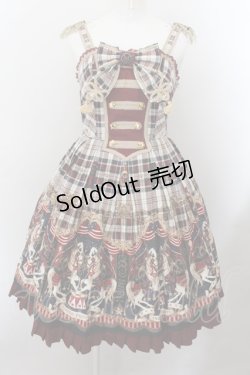 画像1: Angelic Pretty / Cirque du L'Etoileナポレオンジャンパースカート  アイボリー O-24-10-08-053-AP-OP-OW-OS