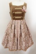 Angelic Pretty / Royal Unicornゴブラン切替ジャンパースカート  ピンク O-24-10-08-066-AP-OP-OW-OS