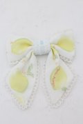 Angelic Pretty / Fruity Lemonリボンクリップ  オフシロ O-24-10-08-097-AP-AC-IG-OS