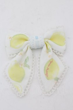 画像1: Angelic Pretty / Fruity Lemonリボンクリップ  オフシロ O-24-10-08-097-AP-AC-IG-OS