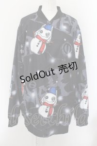 NieR Clothing / 雪だるまジャケット F ブラック O-24-10-08-015-PU-JA-OW-OS