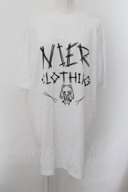 画像1: NieR Clothing / NieRちゃんプリントBIG Tシャツ 3XL ホワイト O-24-10-08-016-PU-TS-OW-OS