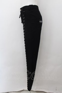 画像2: NieR Clothing / BRAID STYLISH PANTS  ブラック O-24-10-08-002-PU-PA-OW-OS