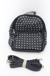 NieR Clothing / 2WAY STUDS BACKPACK  ネイビー O-24-10-09-014-PU-BG-OW-ZT421