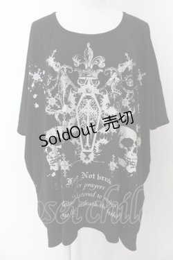 画像1: SEX POT ReVeNGe / コフィンBIG Tシャツ F ブラック O-24-10-11-054-SP-TO-IG-OS