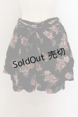 axes femme POETIQUE / ローズプリントキュロット M クロ O-24-10-11-135-AX-SK-OW-OS