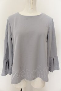 axes femme / バックリボンAライントップス M ブルーグレー O-24-10-11-164-AX-TO-OW-OS