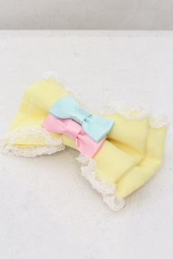 画像1: Angelic Pretty / カラフルリボンバレッタ  イエロー O-24-10-17-004-AP-ZA-IG-OS