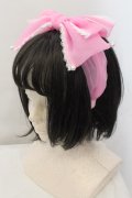 Angelic Pretty / Heartワッペンオーガンジーリボンカチューシャ  濃ピンク O-24-10-17-013-AP-AC-OW-OS