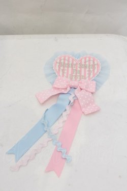 画像1: Angelic Pretty / MELODY TOYSハートワッペンブローチ  サックス O-24-10-17-017-AP-AC-OW-OS