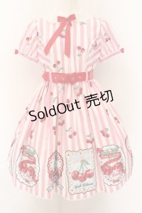 Angelic Pretty / Cherry Stampワンピース  ピンク O-24-10-17-026-AP-OP-OW-OS