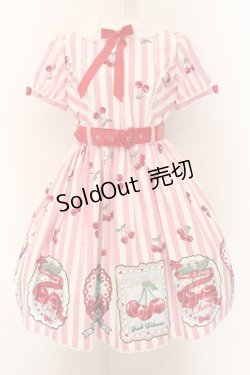 画像1: Angelic Pretty / Cherry Stampワンピース  ピンク O-24-10-17-026-AP-OP-OW-OS