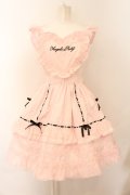 Angelic Pretty / Heart胸あて付スカート(無地)  ピンク O-24-10-17-029-AP-SK-OW-OS