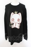 NieR Clothing / NieRちゃんptカットソー XL ブラック O-24-10-22-051-PU-TO-OW-OS