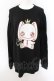 画像1: NieR Clothing / NieRちゃんptカットソー XL ブラック O-24-10-22-051-PU-TO-OW-OS (1)