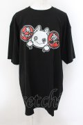 NieR Clothing / NieRちゃん推しTシャツ XL ブラック O-24-10-22-065-PU-TS-IG-OS