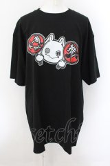 NieR Clothing / NieRちゃん推しTシャツ XL ブラック O-24-10-22-065-PU-TS-IG-ZT325