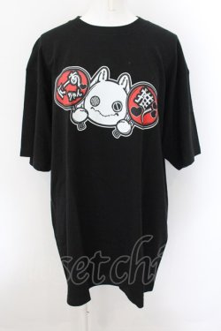 画像1: NieR Clothing / NieRちゃん推しTシャツ XL ブラック O-24-10-22-065-PU-TS-IG-OS