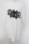 NieR Clothing /ACK NieRちゃん推しTシャツ XL ホワイト O-24-10-22-066-PU-TS-IG-OS