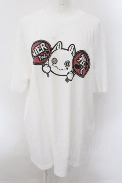 画像1: NieR Clothing / NieRちゃん推しTシャツ XL ホワイト O-24-10-22-069-PU-TS-IG-OS