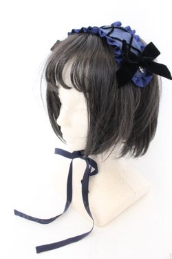 画像1: MILK / Poupee ヘッドドレス  ブルーデニム O-24-10-23-009-ML-AC-OW-OS