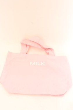 画像1: MILK / miniトート  ピンク O-24-10-23-038-ML-BG-OW-OS