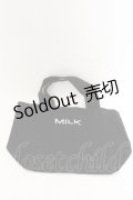 MILK / miniトート  クロ O-24-10-23-039-ML-BG-OW-OS