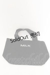 MILK / miniトート  クロ O-24-10-23-039-ML-BG-OW-OS