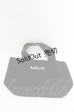 画像1: MILK / miniトート  クロ O-24-10-23-039-ML-BG-OW-OS