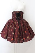 ATELIER PIERROT / Royal Crownコルセットスカート  ボルドー O-24-10-25-107-EL-SK-OW-OS