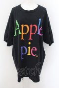 LAND by MILKBOY / APPLE PIE　Tシャツ  ブラック O-24-10-26-023-MB-BL-OW-OS