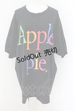 画像1: LAND by MILKBOY / APPLE PIE　Tシャツ  ブラック O-24-10-26-023-MB-BL-OW-ZT318