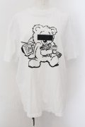 LAND by MILKBOY / 呪術廻戦コラボ"LAND BEAR" TEE  ホワイト O-24-10-26-024-MB-TO-OW-OS