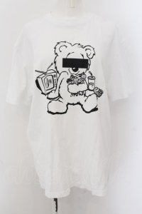 LAND by MILKBOY / 呪術廻戦コラボ"LAND BEAR" TEE  ホワイト O-24-10-26-024-MB-TO-OW-ZT318