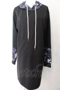 NieR Clothing / LONG HOODIE 【和柄九尾】  ブラック×パープル O-24-10-27-047-PU-TO-OW-OS