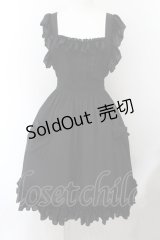 Vallee lys / Enchanting Maiden Apron  ブラック O-24-10-29-004-LO-OP-OW-OS