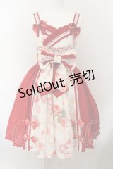 metamorphose / 花鳥風月-乙女のはなごろも-プリーツジャンパースカート  白梅 O-24-10-29-002-ME-OP-IG-OS