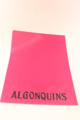 ALGONQUINS / クリアファイル  濃ピンク O-24-10-30-071-AL-ZA-OW-OS