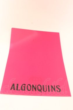 画像1: ALGONQUINS / クリアファイル  濃ピンク O-24-10-30-071-AL-ZA-OW-OS