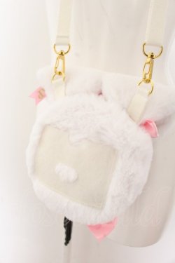 画像3: Angelic Pretty / リリカルバニーフェイスポーチ  シロ×ピンク O-24-10-30-002-AP-ZA-IG-OS