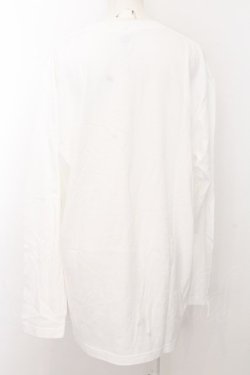 画像2: NieR Clothing / ミケプリントカットソー XL ホワイト O-24-10-31-038-PU-TO-OW-ZT250