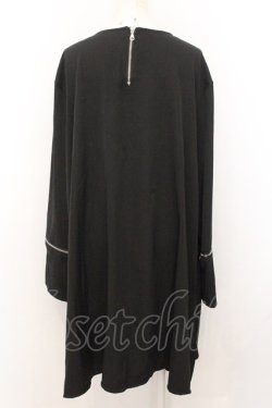 画像3: NieR Clothing / 5ZIP PULLOVER【袖口切替付き】ONE君 F ブラック O-24-10-31-043-PU-TO-OW-OS