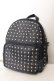 画像1: NieR Clothing / 2WAY STUDS BACKPACK  ブラックｘシルバー O-24-10-31-097-PU-BG-YM-OS (1)