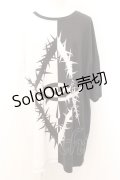 REFLEM / バイカラーBIG Tシャツ  ブラックｘホワイト O-24-10-31-023-PU-TS-YM-OS