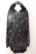 NieR Clothing / NieR LONG ZIP PARKA【NieR COSMO】 パーカー F ブラック O-24-10-31-030-PU-TO-YM-ZT247