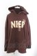 画像1: NieR Clothing / 超防寒HIGH-NECK PULLOVER  《chocolate》 O-24-11-06-023-PU-TO-IG-ZT1114 (1)