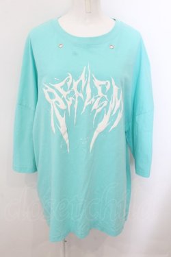 画像1: REFLEM / LOGOデザインBIG Tシャツ F ミント O-24-11-07-065-PU-TS-YM-OS