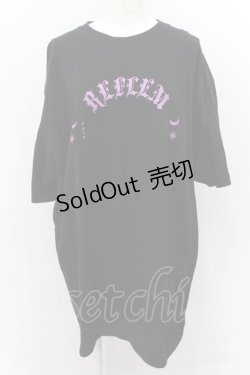 画像1: REFLEM / Print Big Tシャツ  ブラック O-24-11-08-064-PU-TS-YM-OS