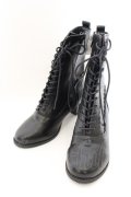 axes femme / レースアップブーツ M クロ O-24-11-09-025-AX-SH-IG-OS